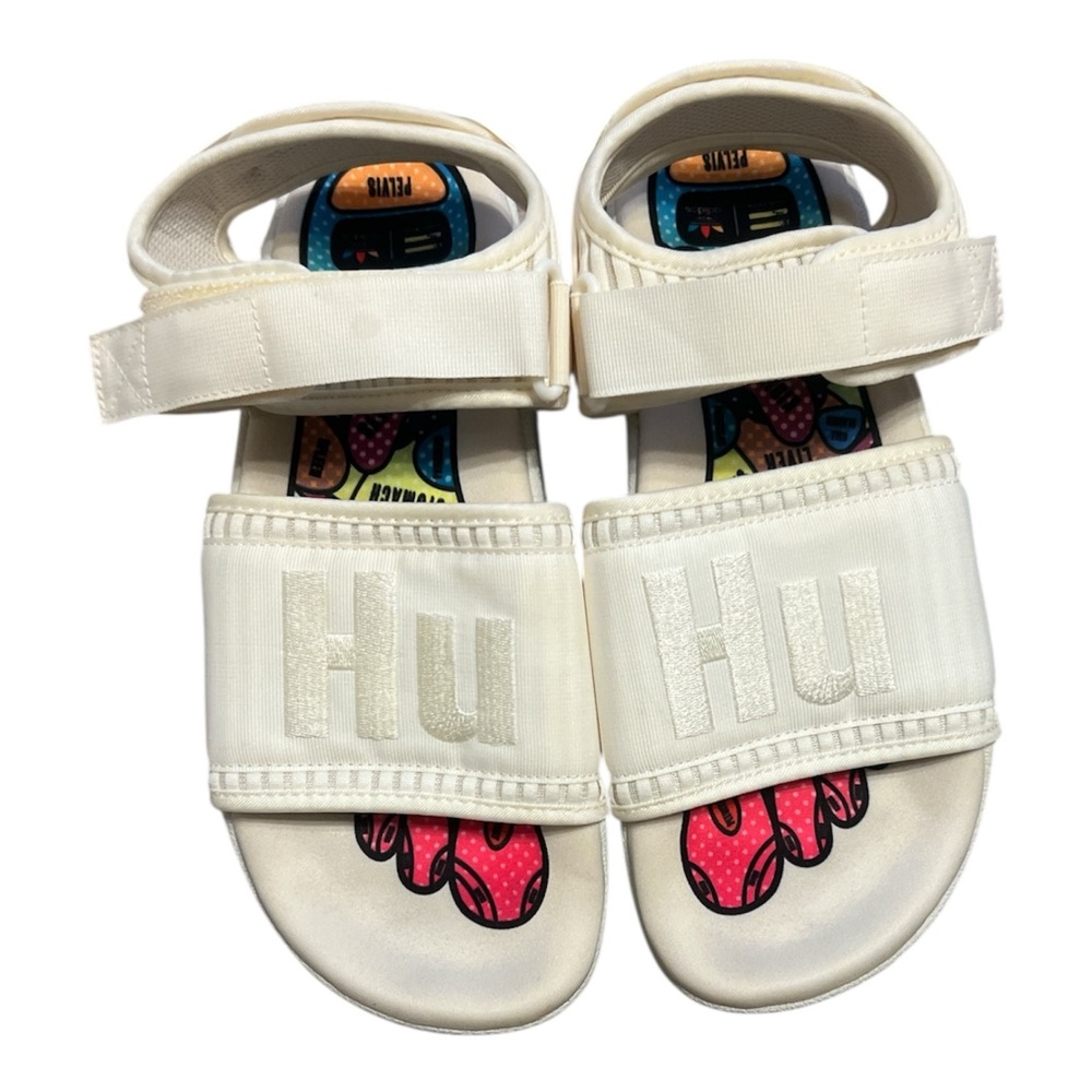 adidas x Pharrell Williams Human Race Adilette 2.0 Sandals Cream Size M7/ W9